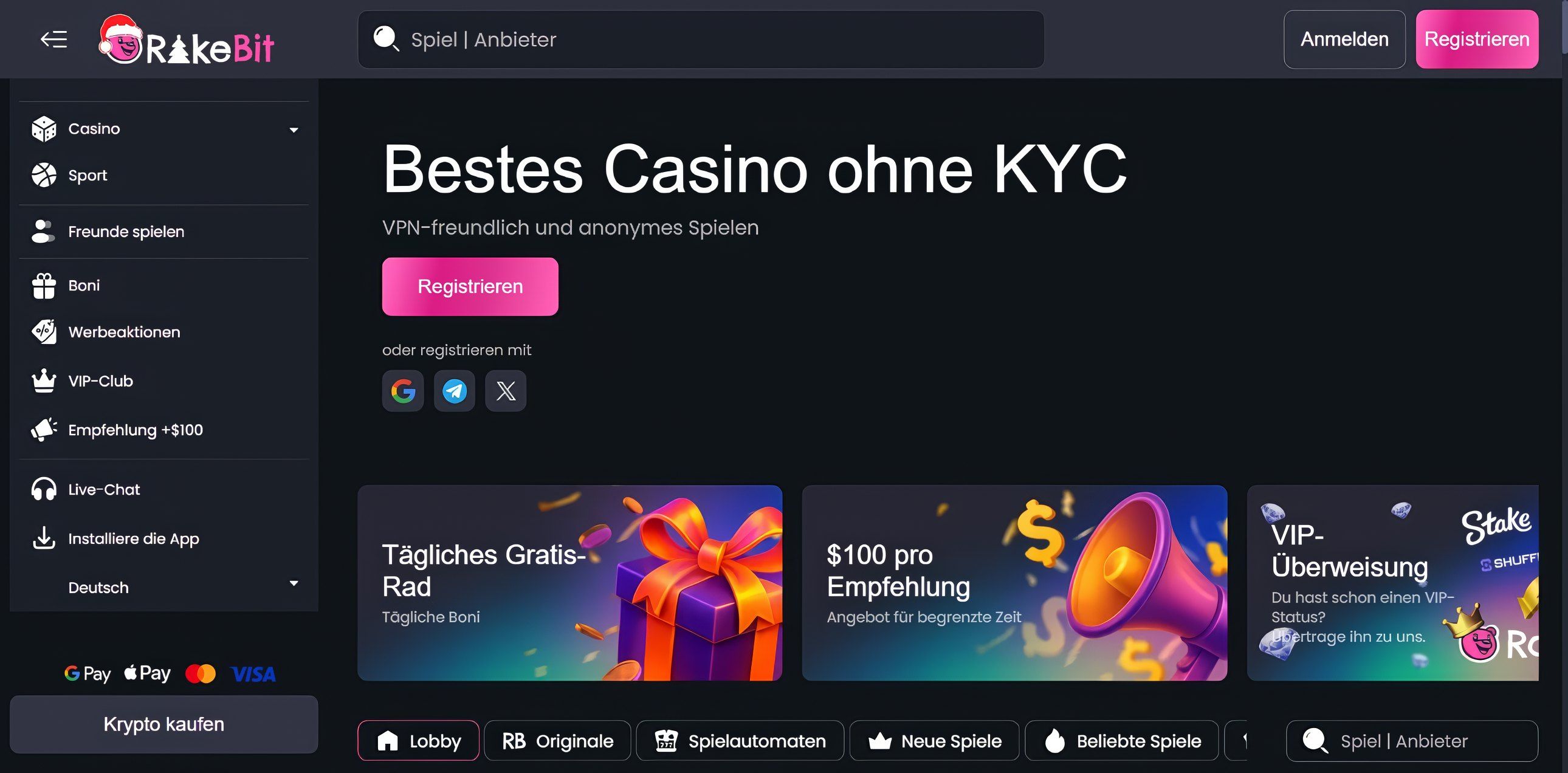 RakeBit desktop screenshot 1